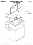 Diagram for 01 - Top And Cabinet Parts
