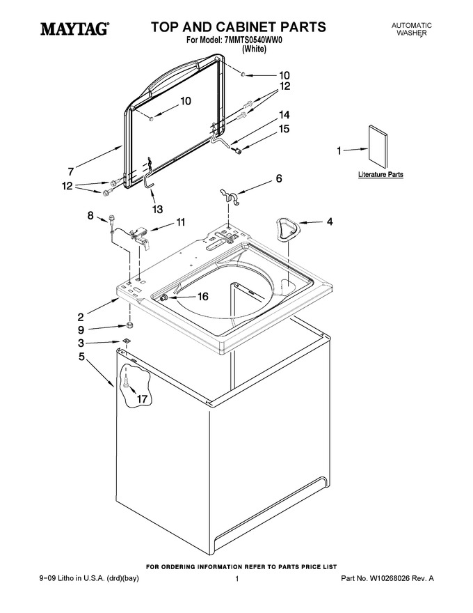 Diagram for 7MMTS0540WW0