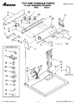 Diagram for 01 - Top And Console Parts