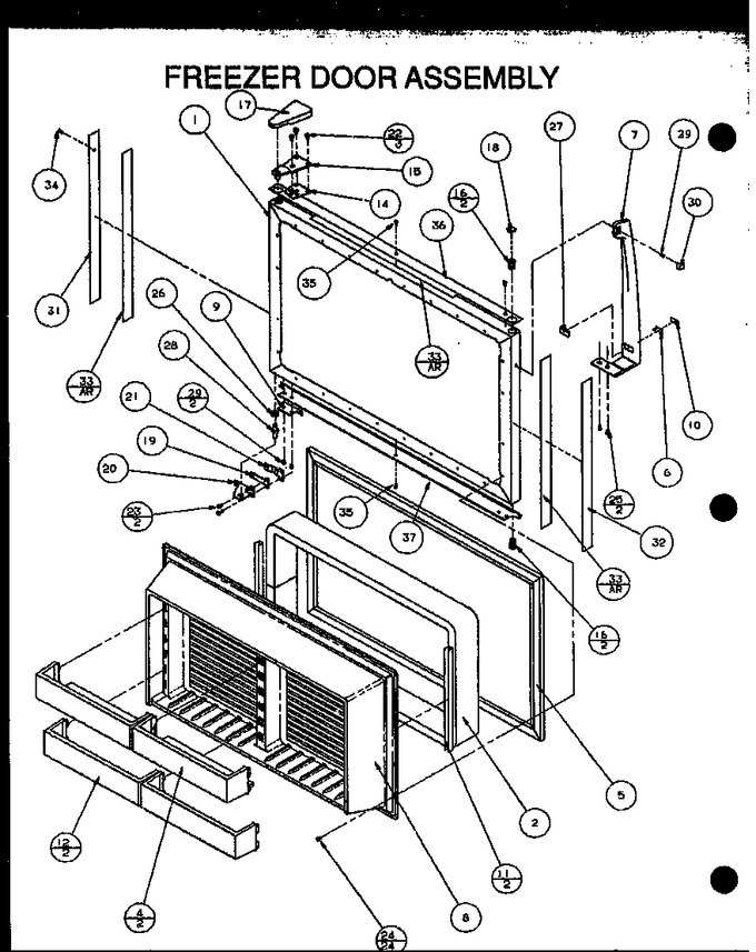 Diagram for 86855 (BOM: P1116907W E)