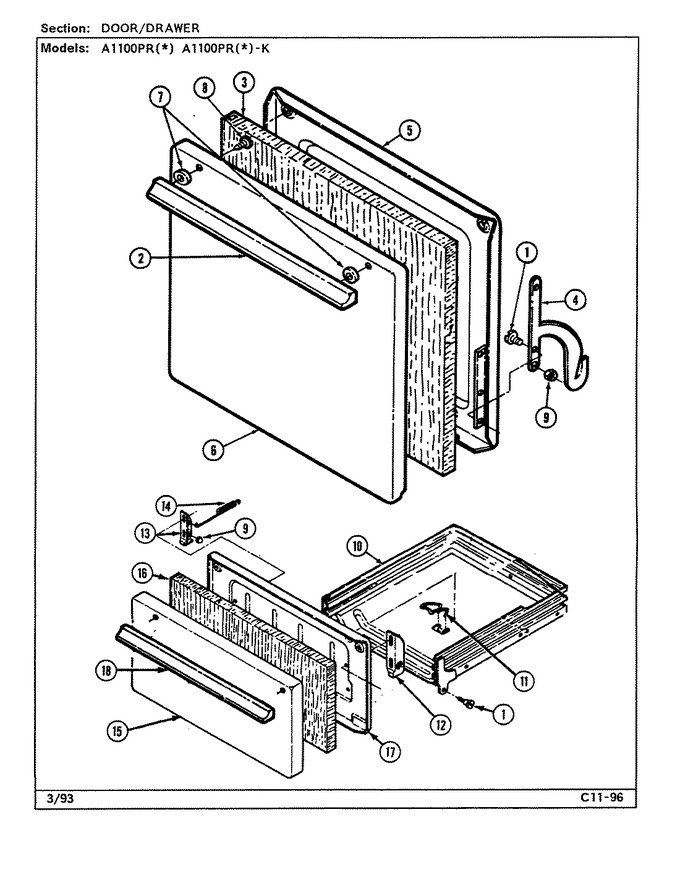Diagram for A1100PRW