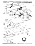 Diagram for 01 - Ca Control Panel, Top Cover & Lid Switch