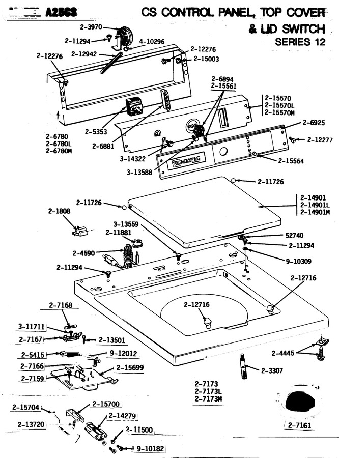 Diagram for GA25CM