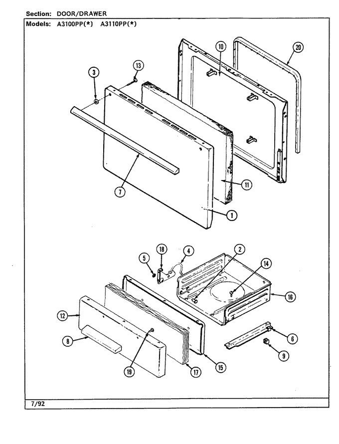 Diagram for A3100PPW-K