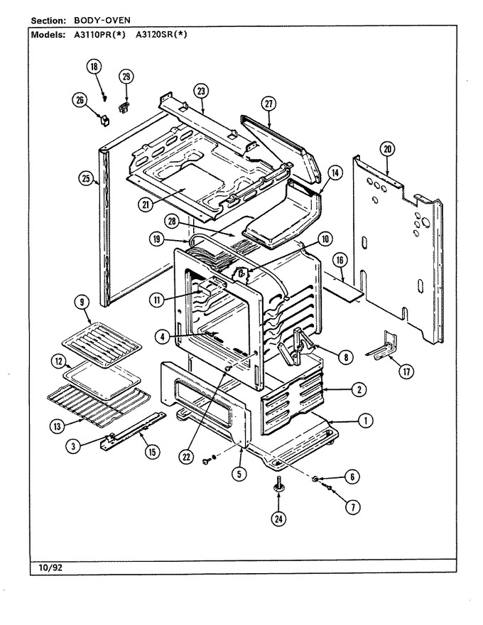 Diagram for A3120SRW