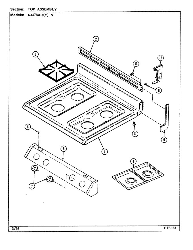 Diagram for A3478XRA-N