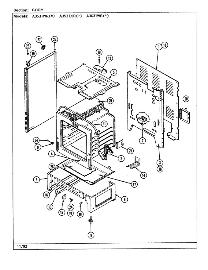 Diagram for A3531XRA