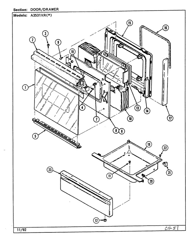 Diagram for A3531XRW
