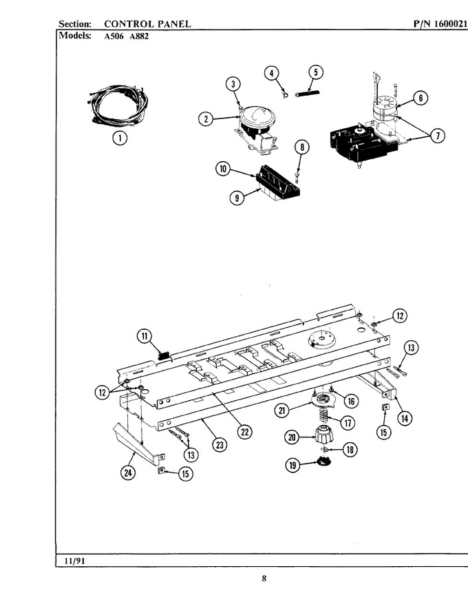 Diagram for LA882