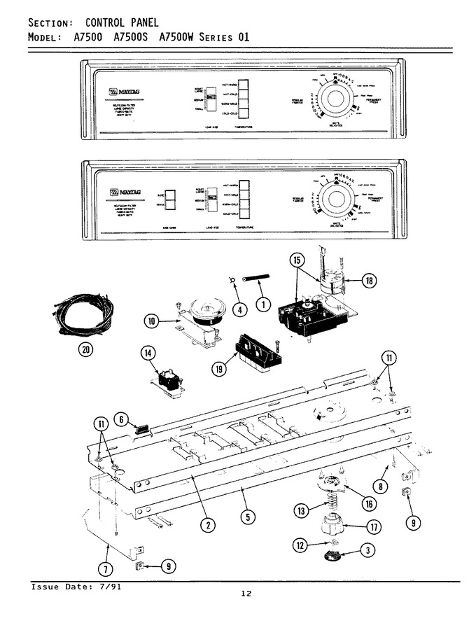 Diagram for A7500S