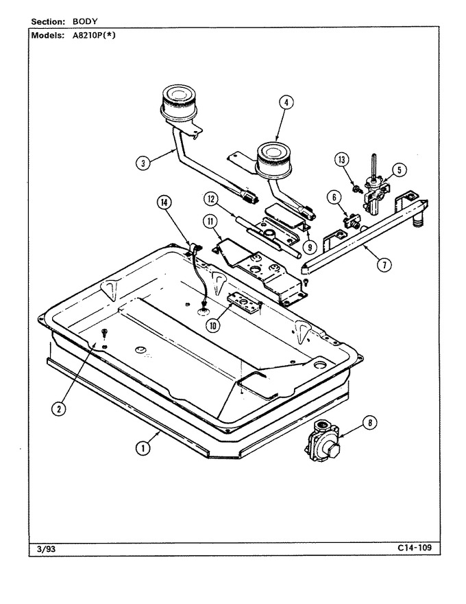 Diagram for A8210PW