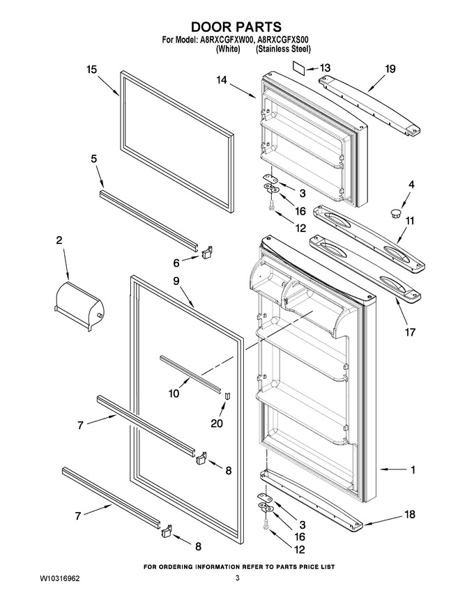 Diagram for A8RXCGFXS00