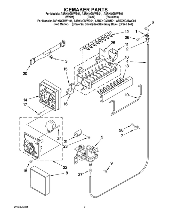 Diagram for A8RXNGMWN01