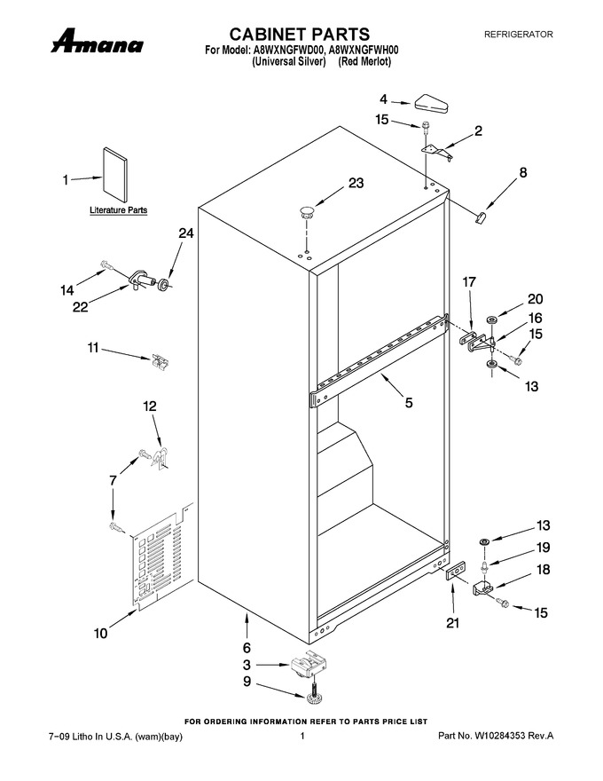 Diagram for A8WXNGFWD00