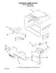Diagram for 03 - Freezer Liner Parts