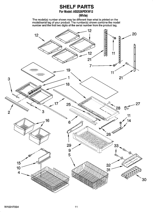 Diagram for AB2526PEKW12