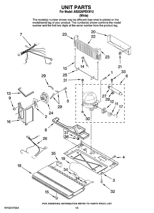 Diagram for AB2526PEKW12