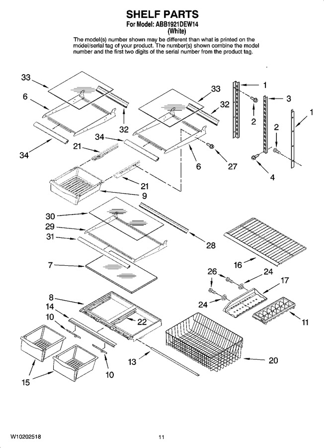 Diagram for ABB1921DEW14