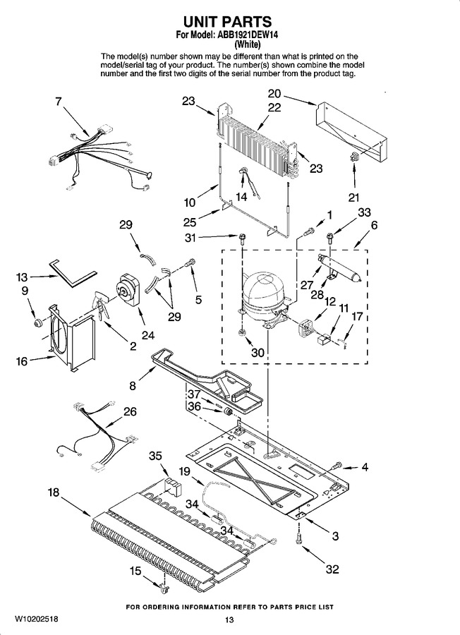 Diagram for ABB1921DEW14