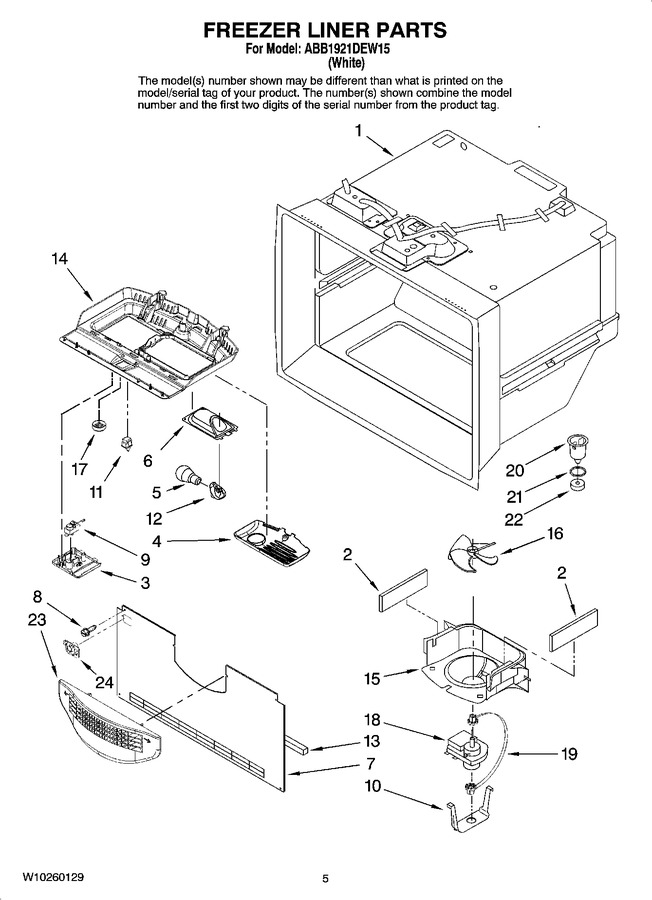 Diagram for ABB1921DEW15