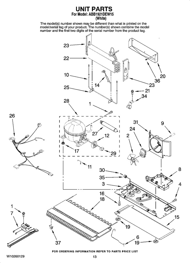 Diagram for ABB1921DEW15