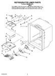 Diagram for 02 - Refrigerator Liner Parts