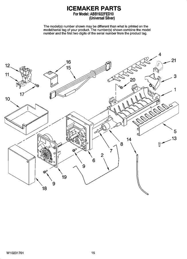 Diagram for ABB1922FED10