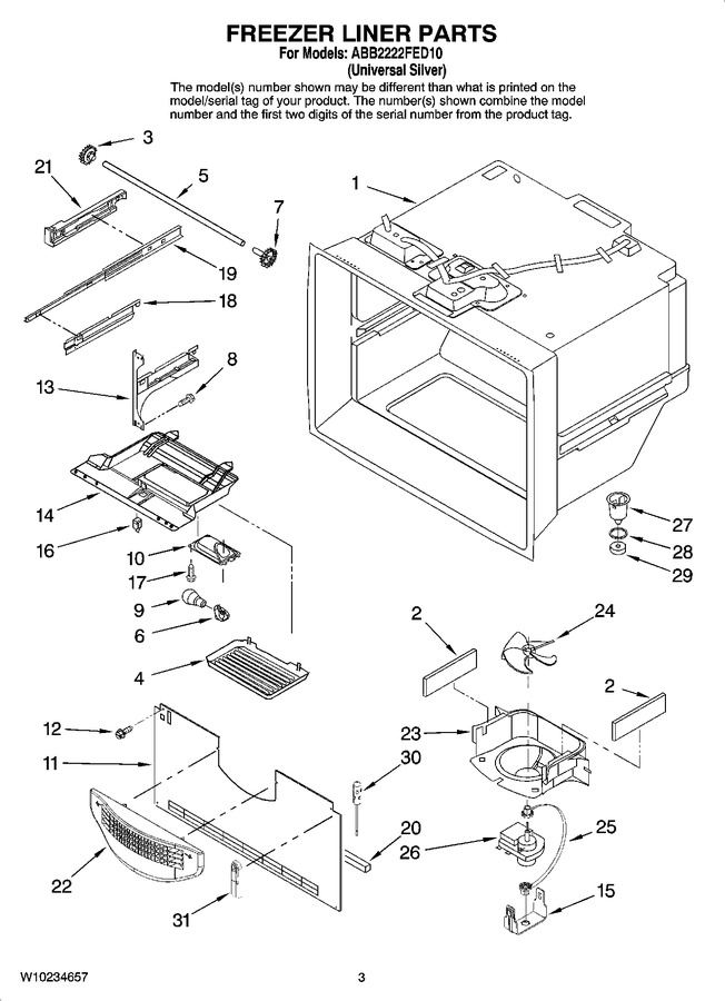 Diagram for ABB2222FED10