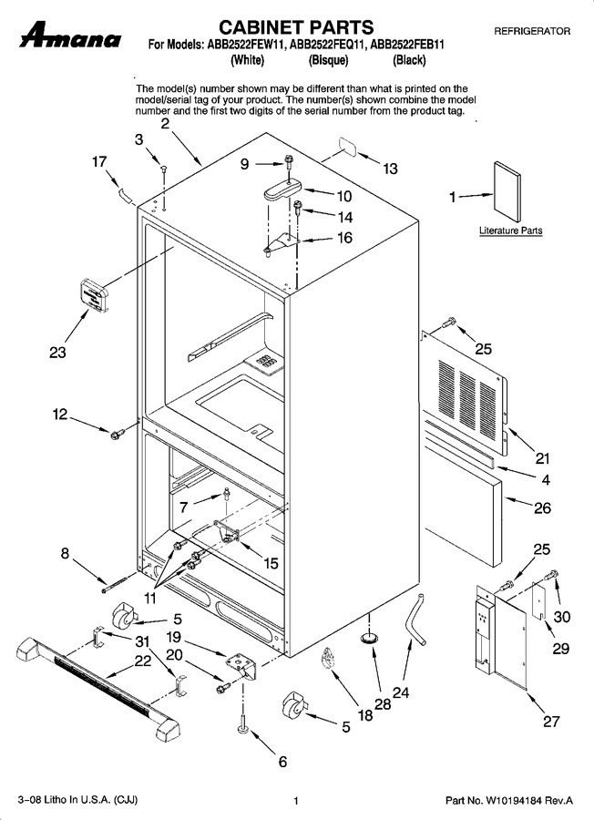 Diagram for ABB2522FEQ11