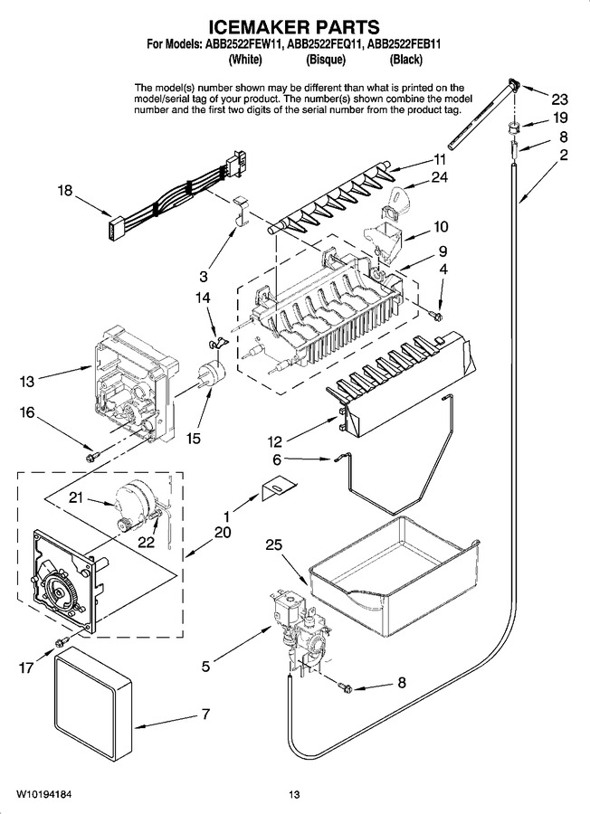 Diagram for ABB2522FEQ11