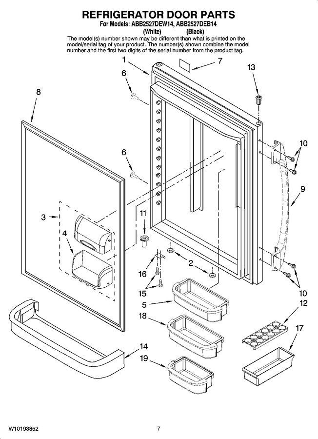 Diagram for ABB2527DEB14