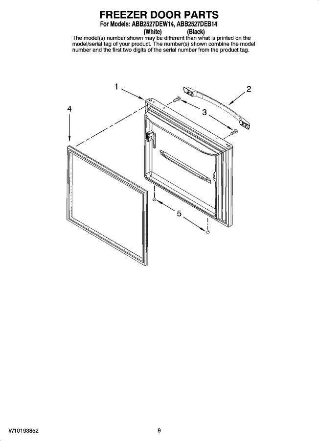 Diagram for ABB2527DEW14