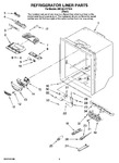 Diagram for 02 - Refrigerator Liner Parts