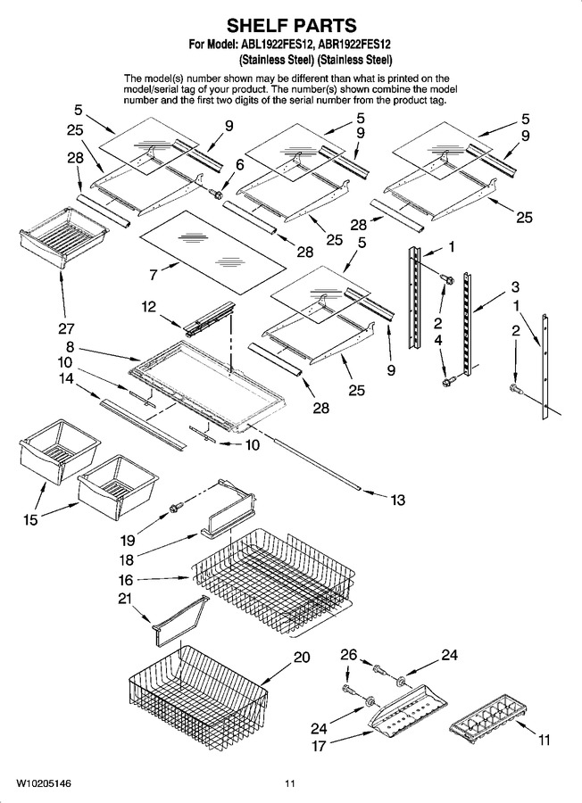 Diagram for ABR1922FES12