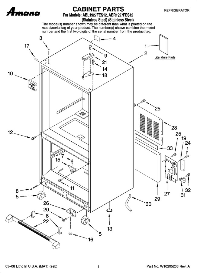 Diagram for ABR1927FES12