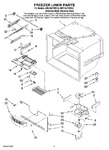 Diagram for 03 - Freezer Liner Parts
