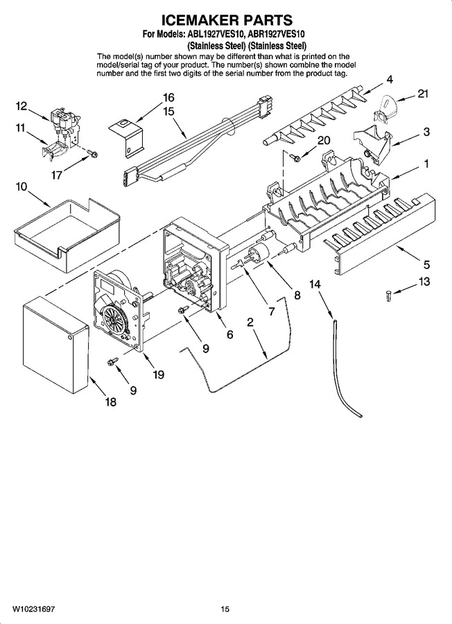 Diagram for ABR1927VES10