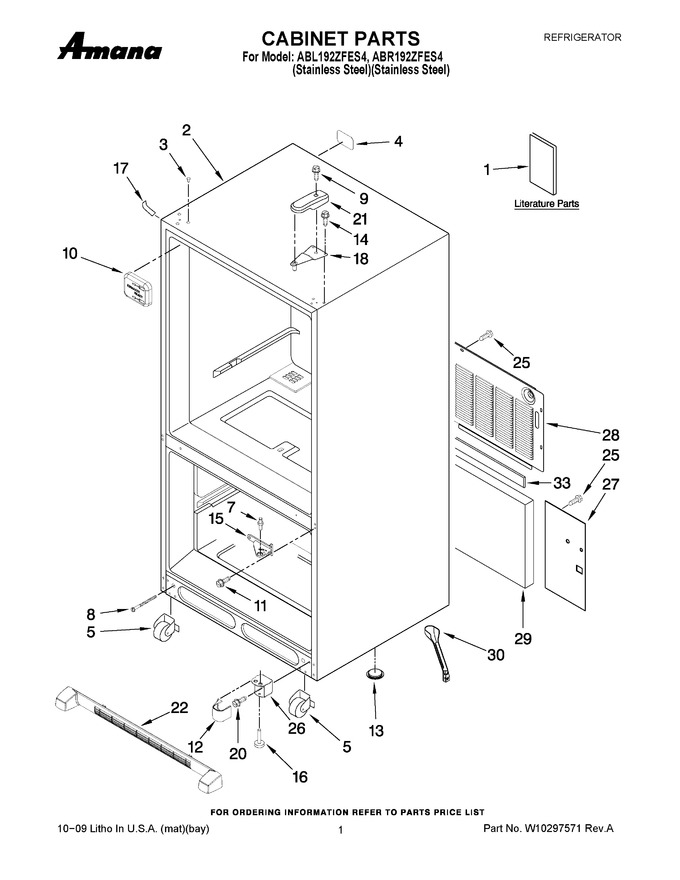 Diagram for ABR192ZFES4