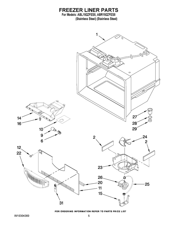 Diagram for ABR192ZFES5