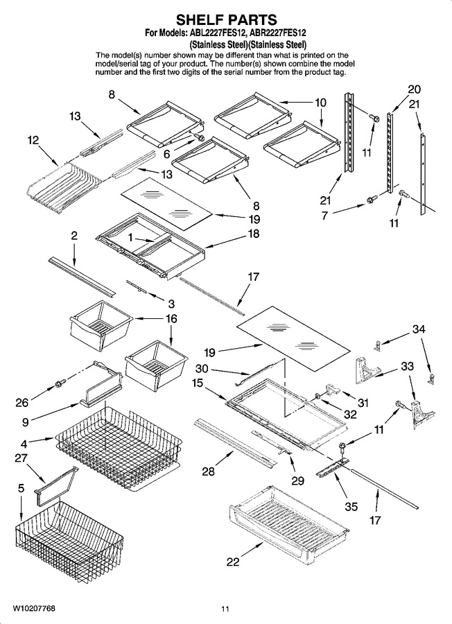 Diagram for ABR2227FES12