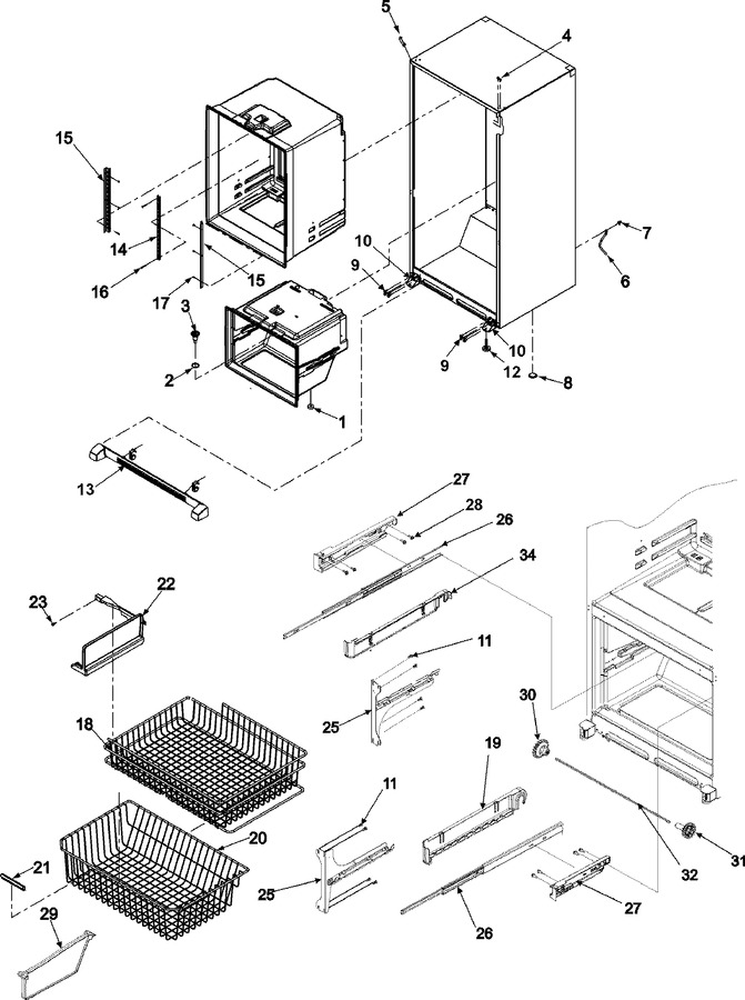 Diagram for ABR2533FES (BOM: ABR2533FES0)