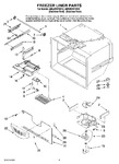 Diagram for 03 - Freezer Liner Parts