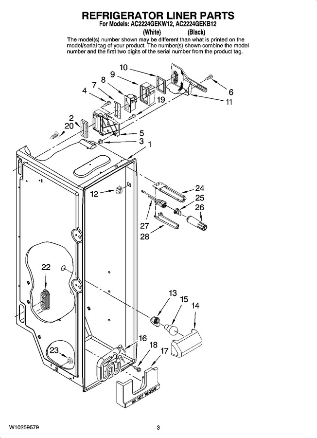 Diagram for AC2224GEKW12