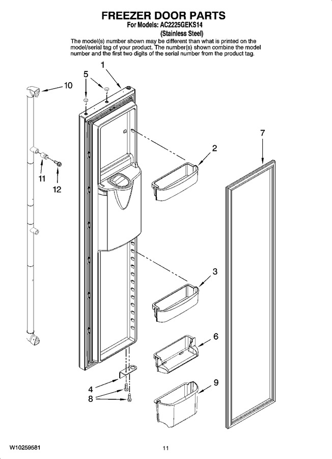 Diagram for AC2225GEKS14