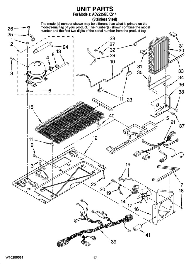 Diagram for AC2225GEKS14