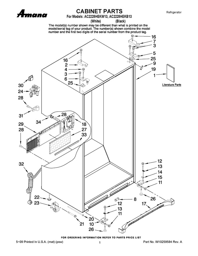 Diagram for AC2228HEKW13