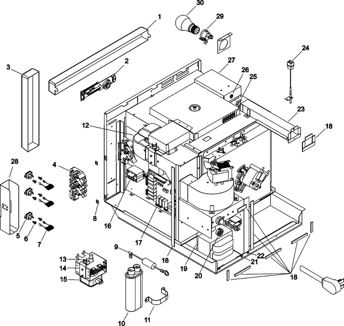 Diagram for ACE208SBC2 (BOM P1331304M)