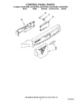 Diagram for 02 - Control Panel Parts
