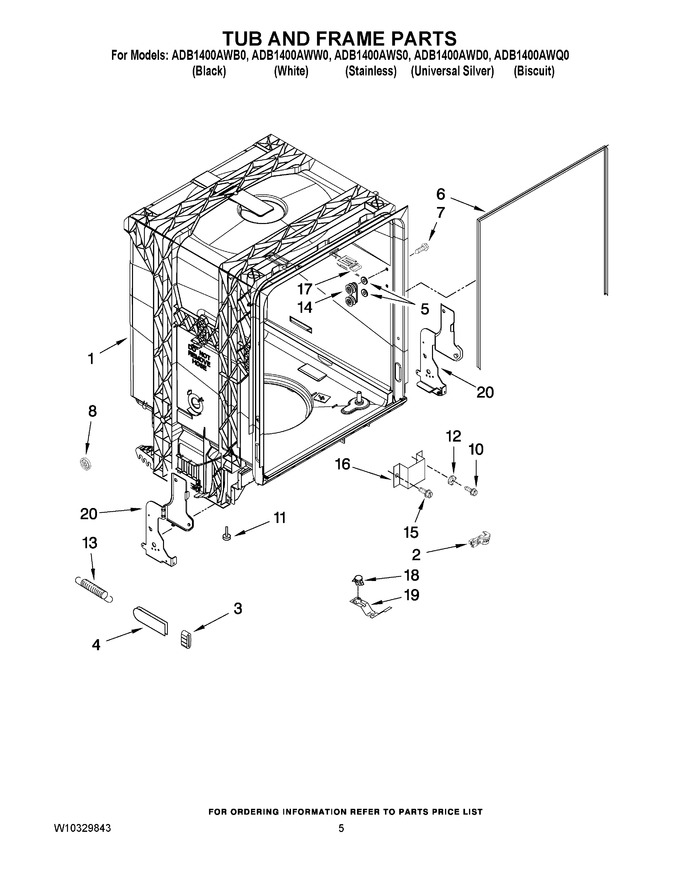 Diagram for ADB1400AWS0