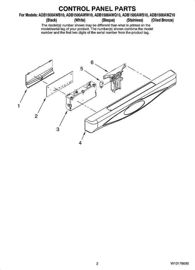 Diagram for ADB1500AWB10